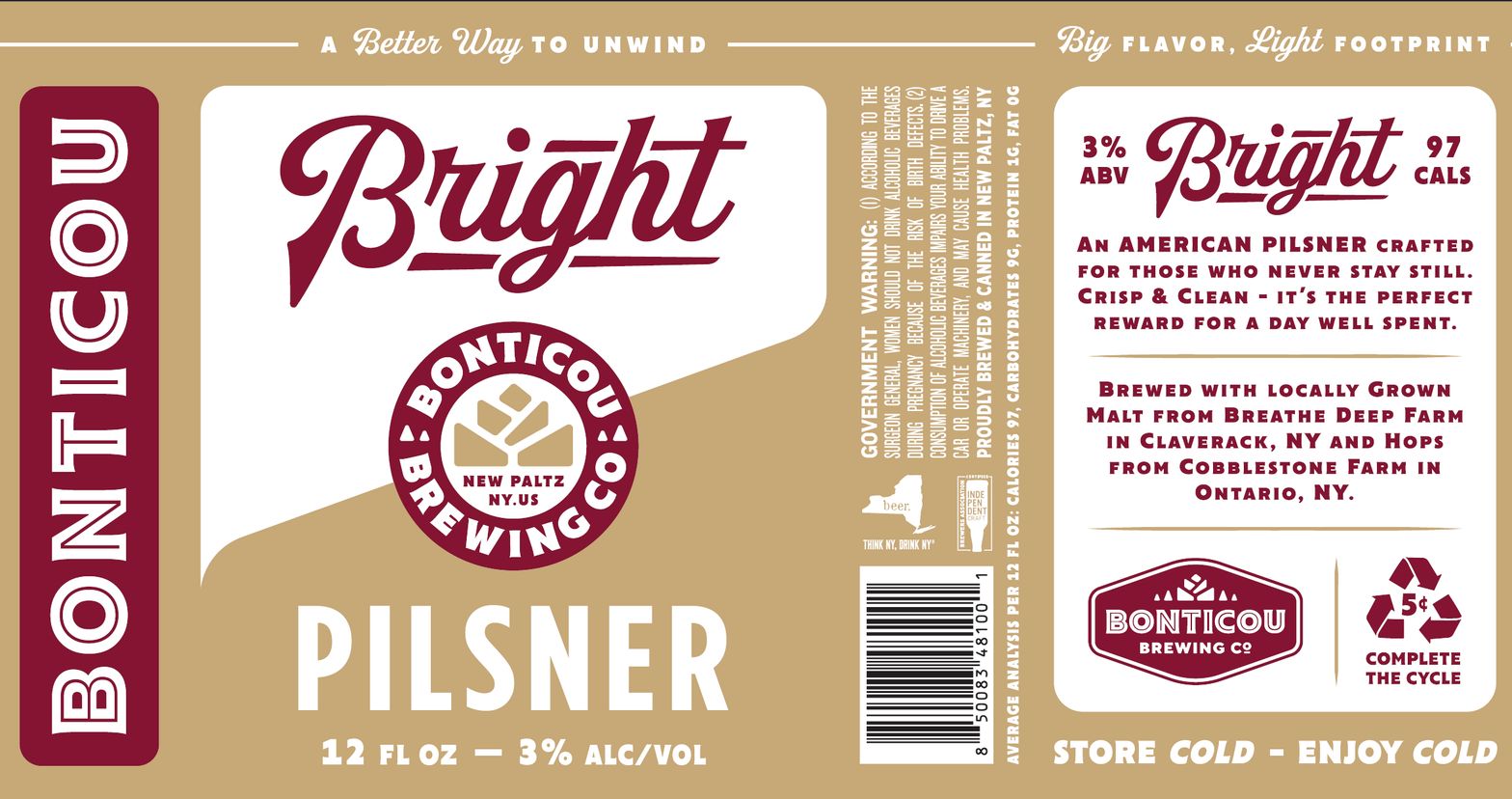Bright Pilsner label