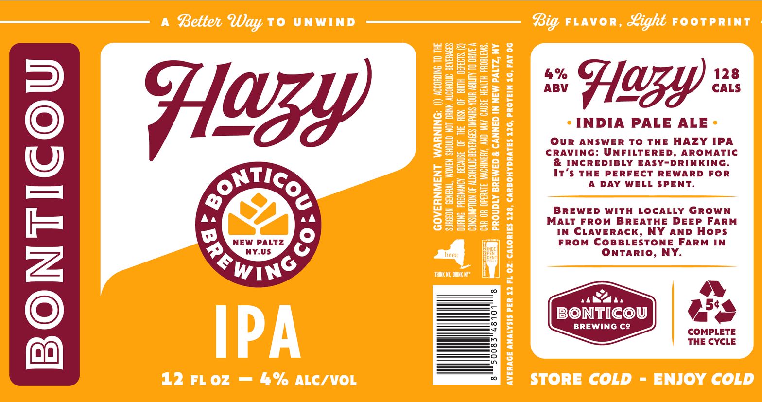 Hazy IPA label