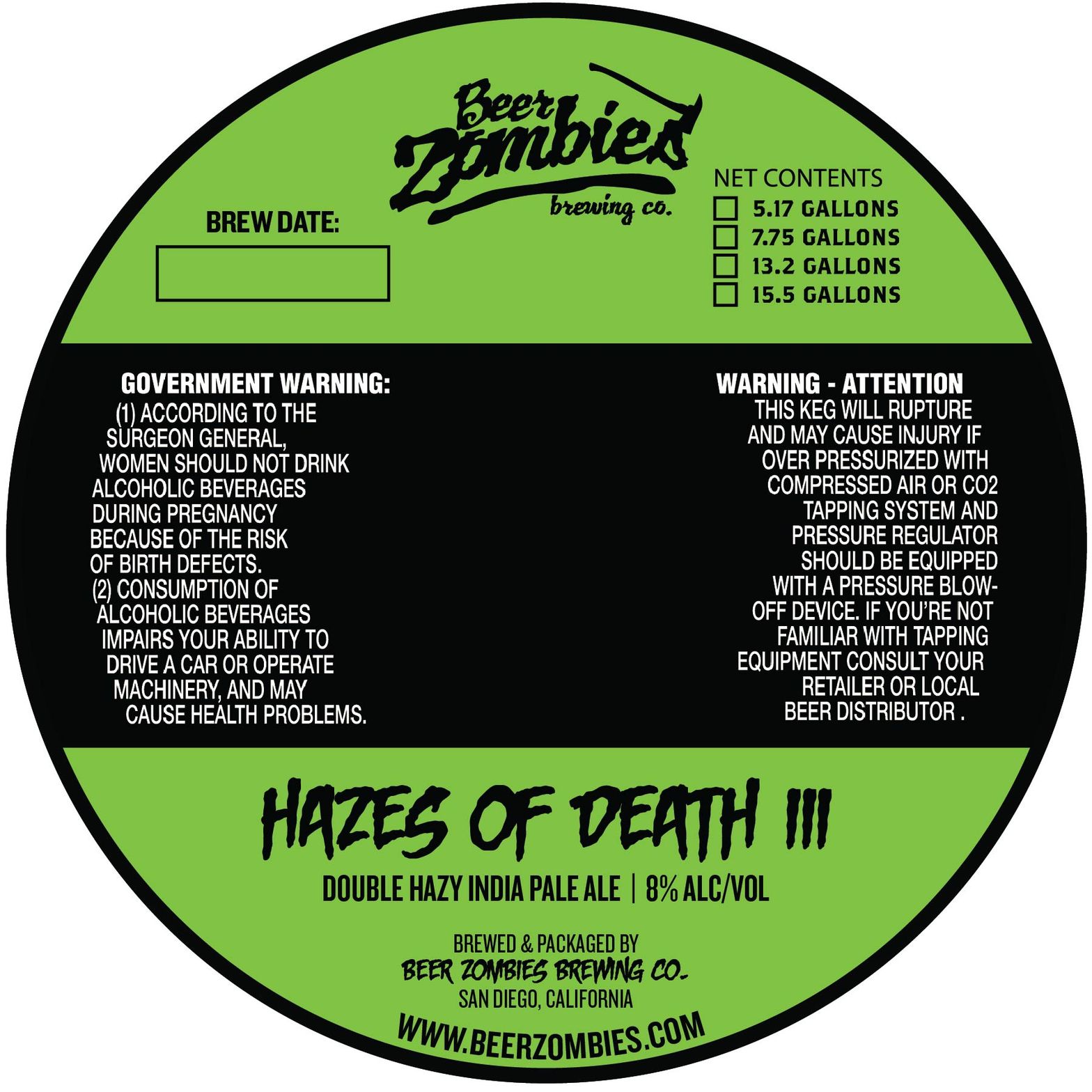 Hazes of Death III label