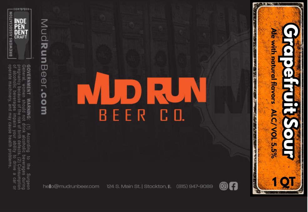 Grapefruit Sour label