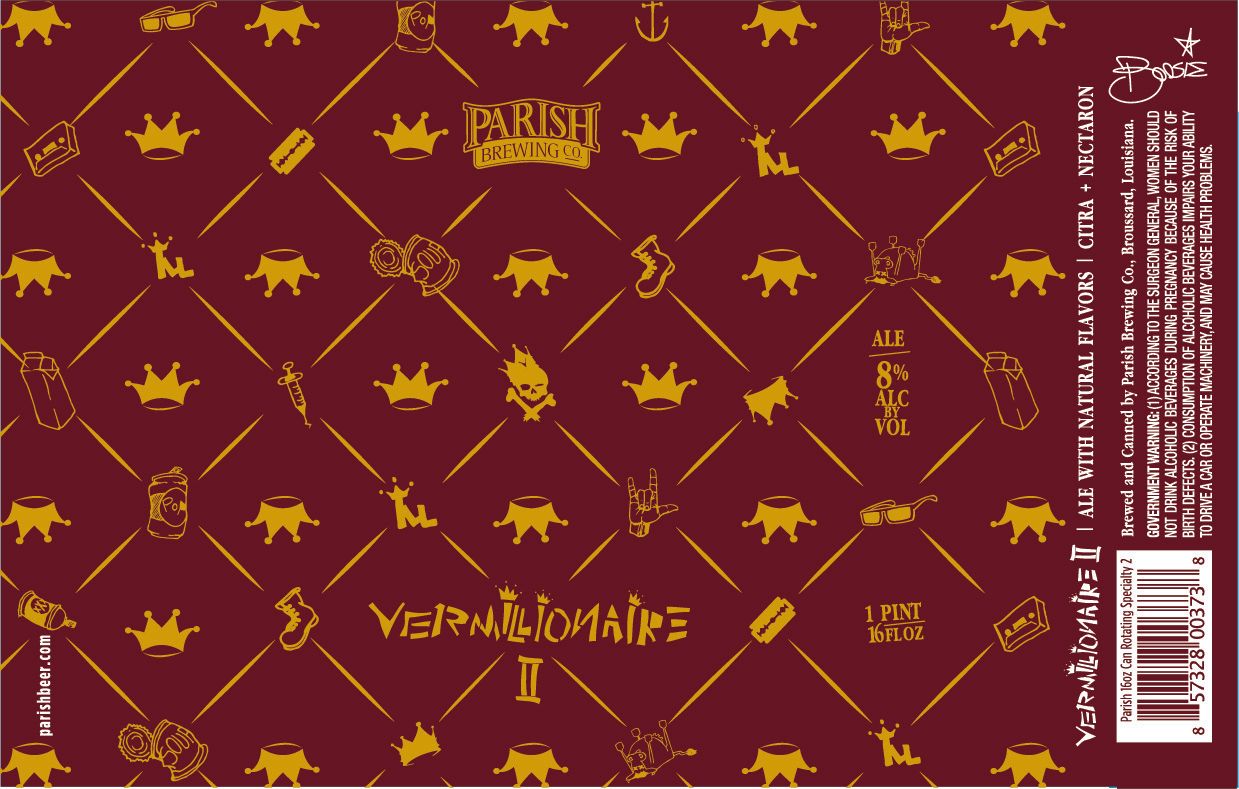 Vermillionaire II label