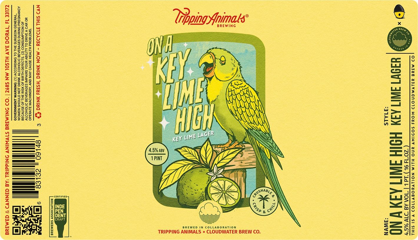 On A Key Lime High label