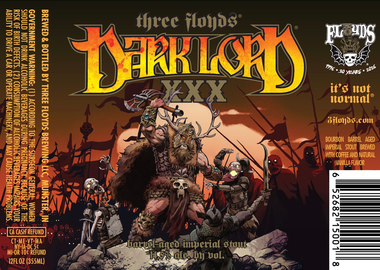 Dark Lord XXX label