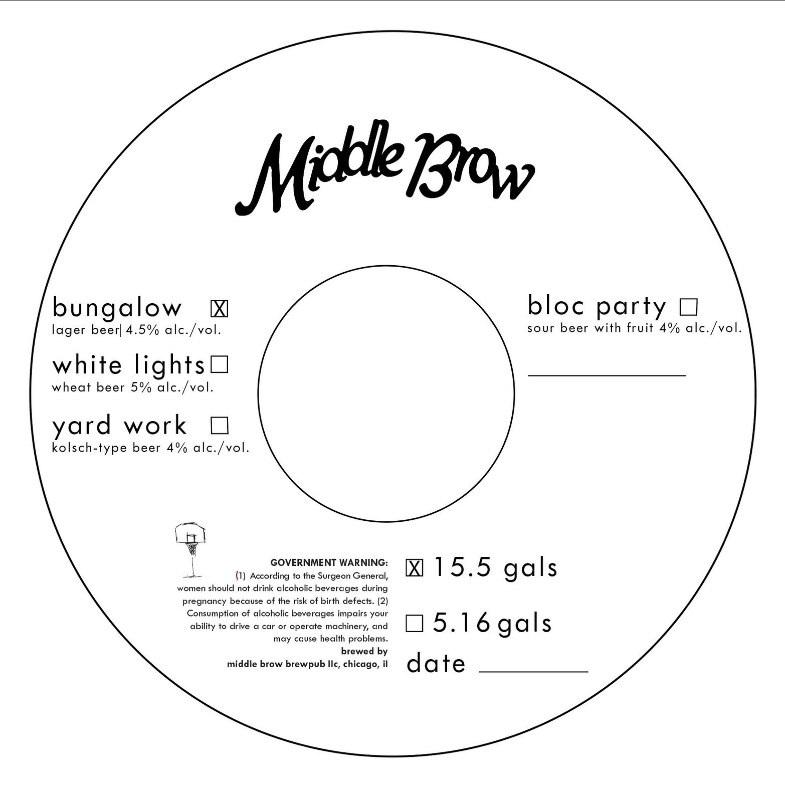 Bungalow label