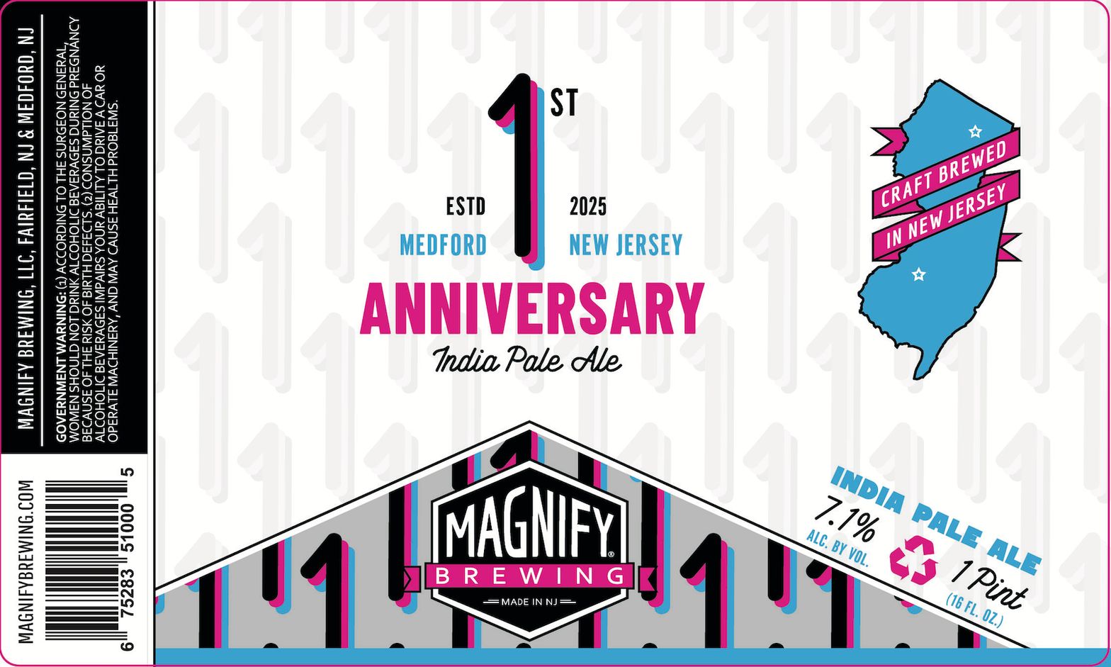 1st Anniversary India Pale Ale label