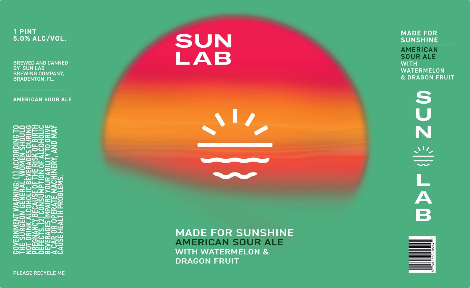 Made for Sunshine label