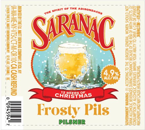 Frosty Pils label