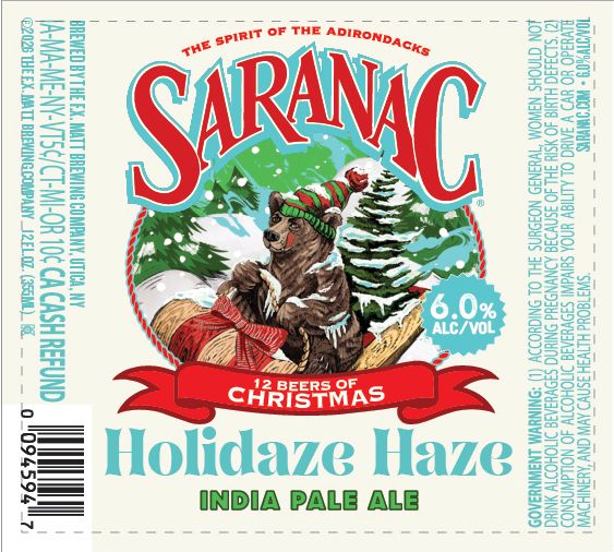 Holidaze Haze label