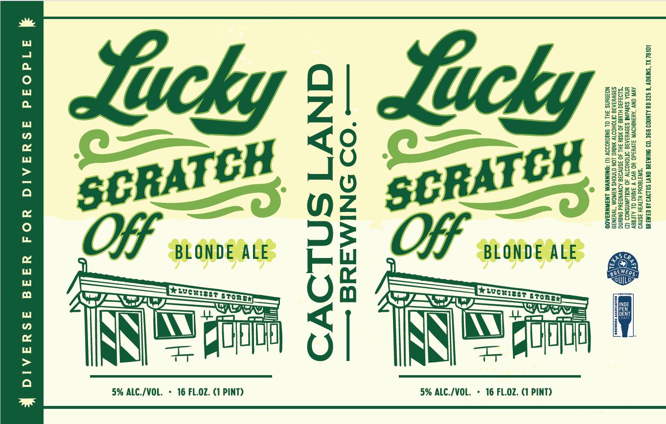 Lucky Scratch Off label