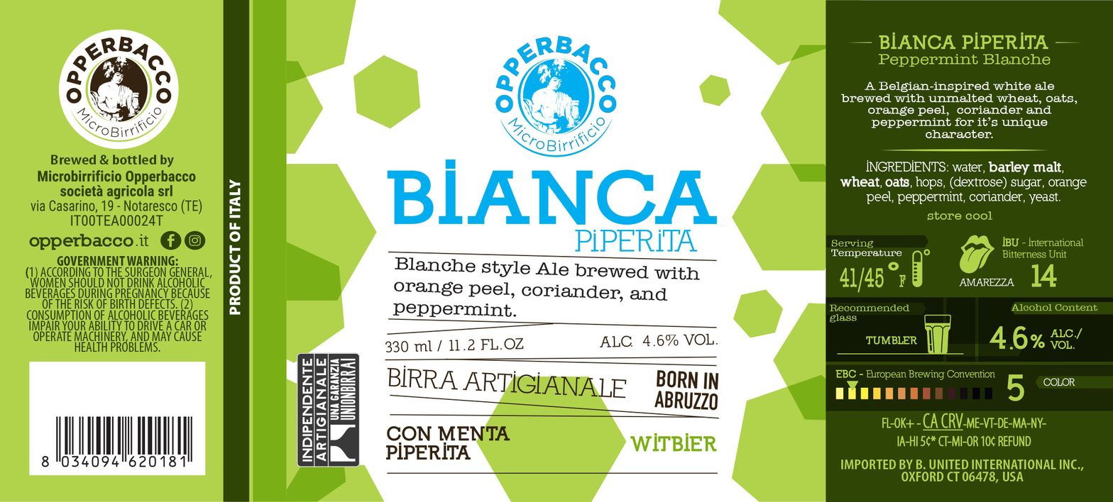 Bianca Piperita label