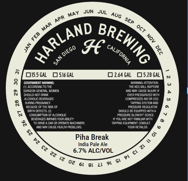 Piha Break label