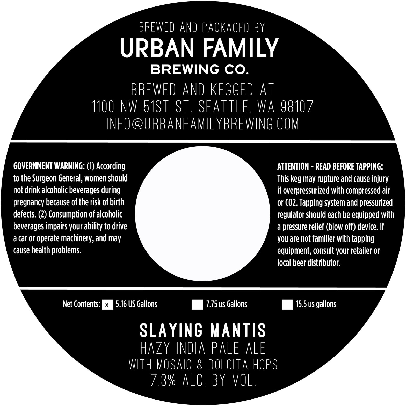 Slaying Mantis label
