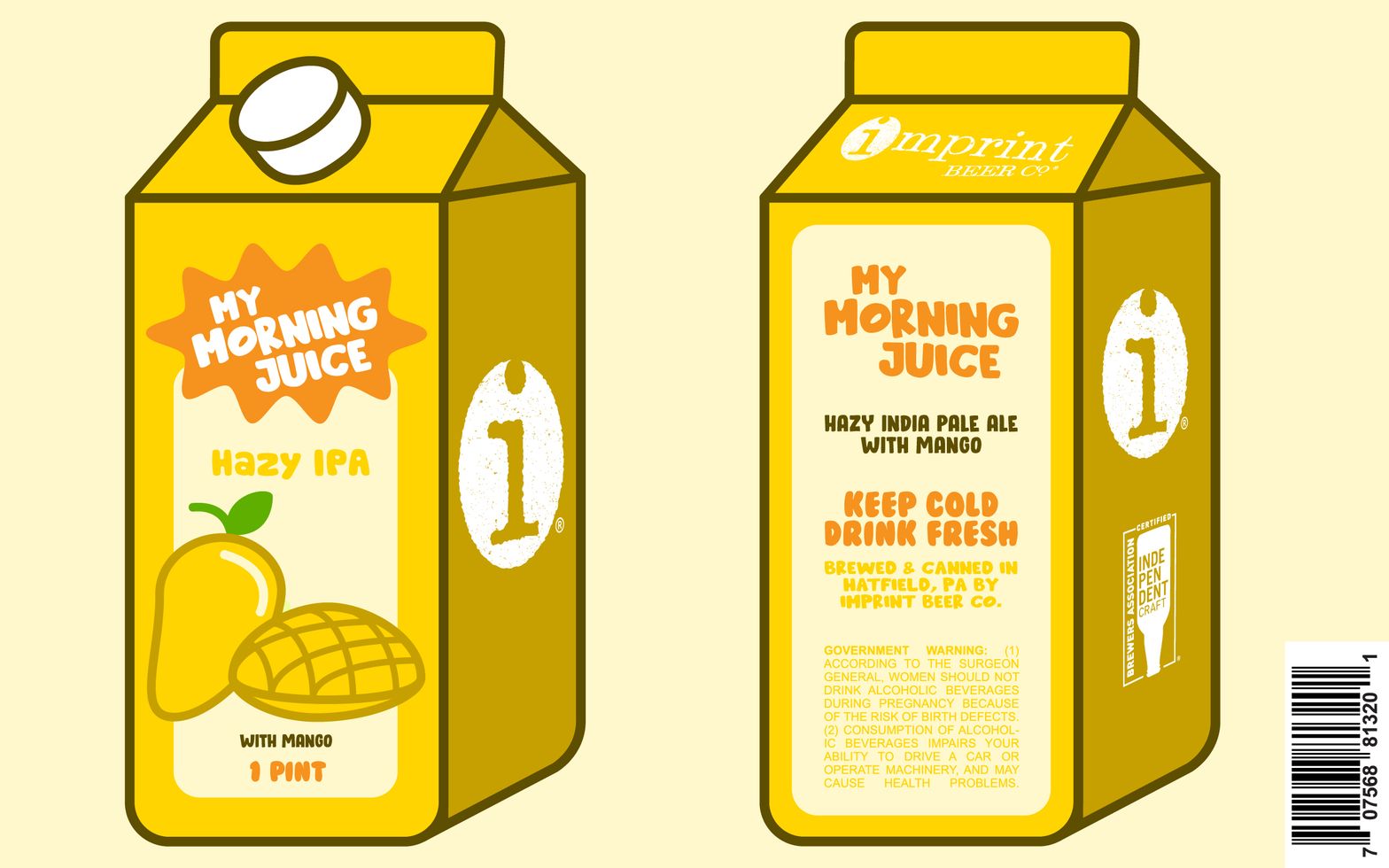 My Morning Juice label