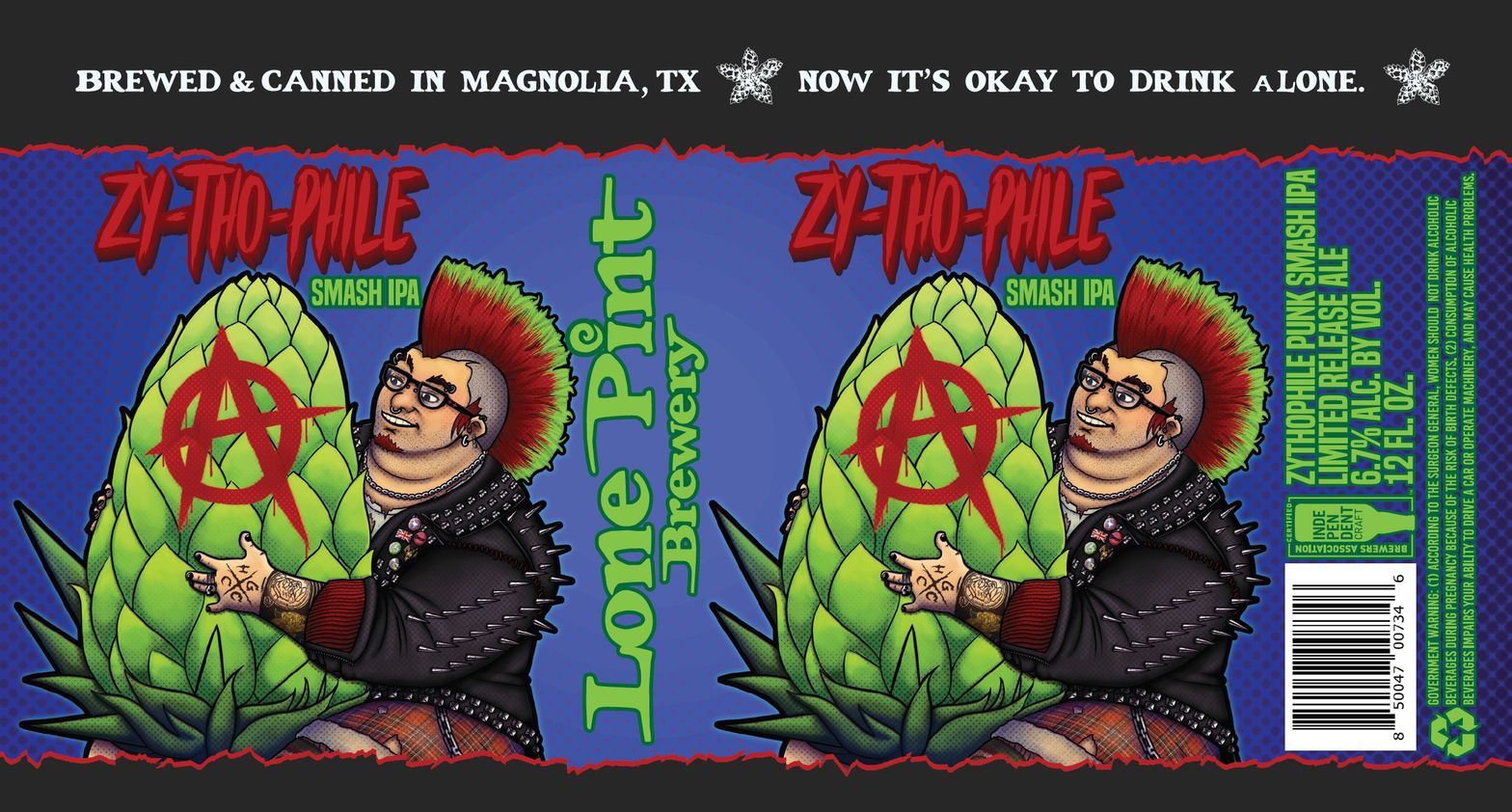 Zy-Tho-Phile Smash IPA label