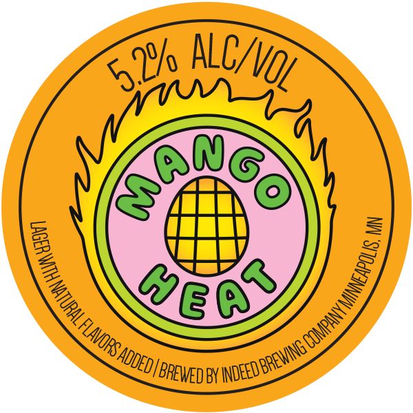 Mango Heat label