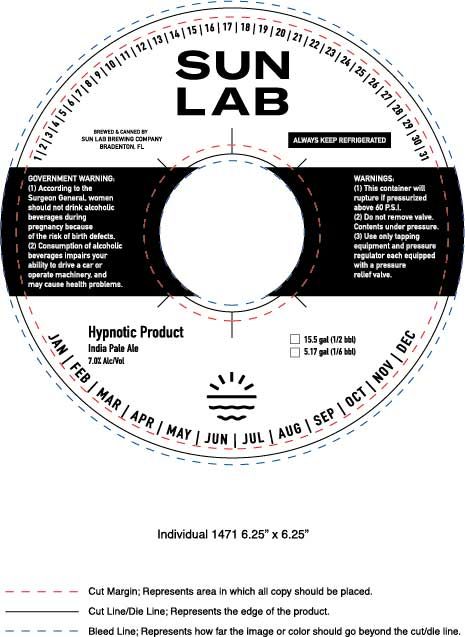 Hypnotic Product label