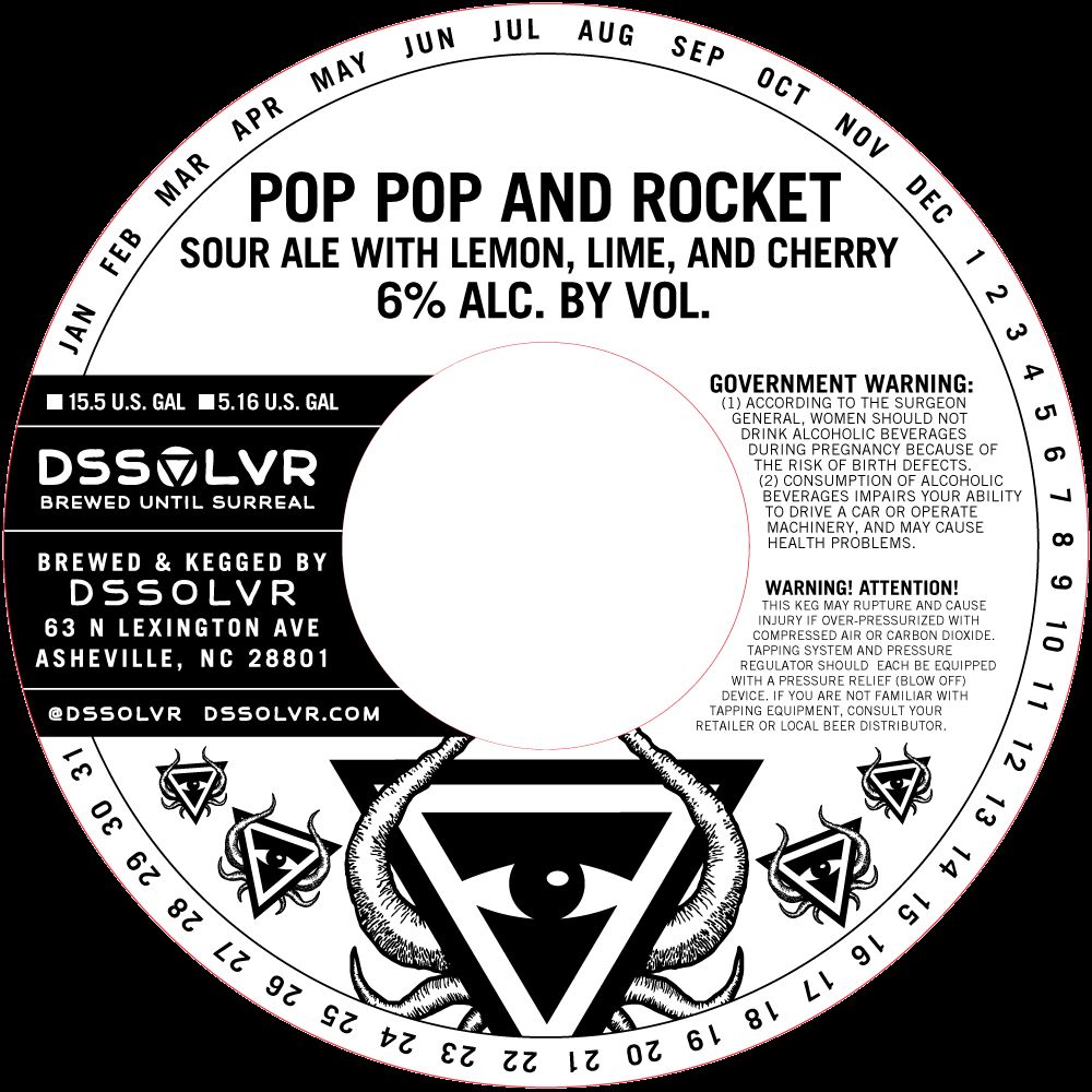 Pop Pop and Rocket label
