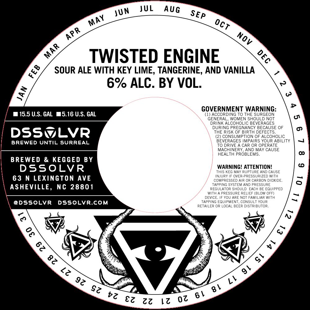 Twisted Engine label