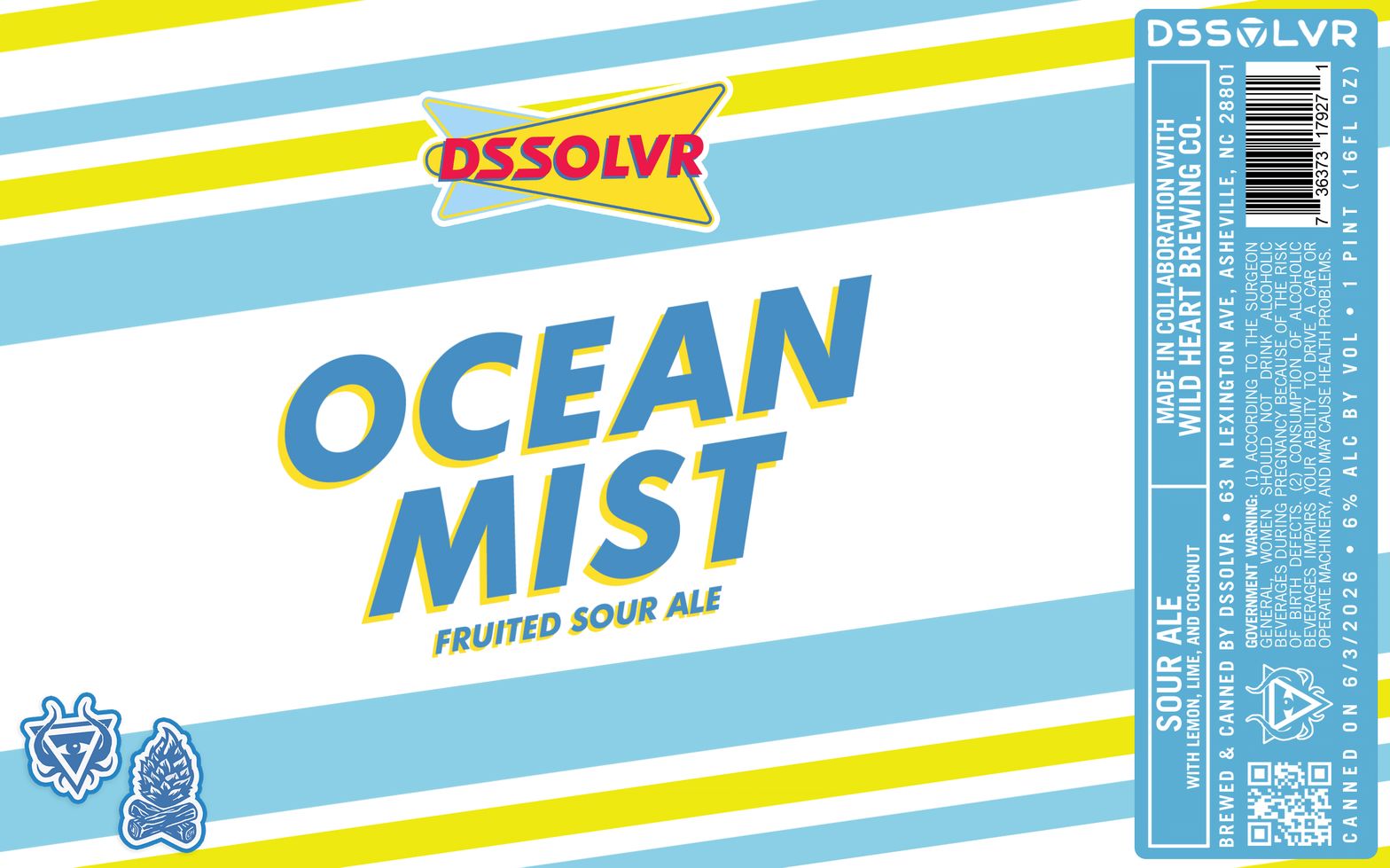Ocean Mist label