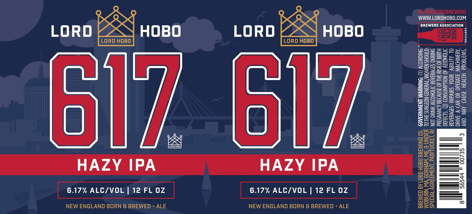 617 Hazy IPA label