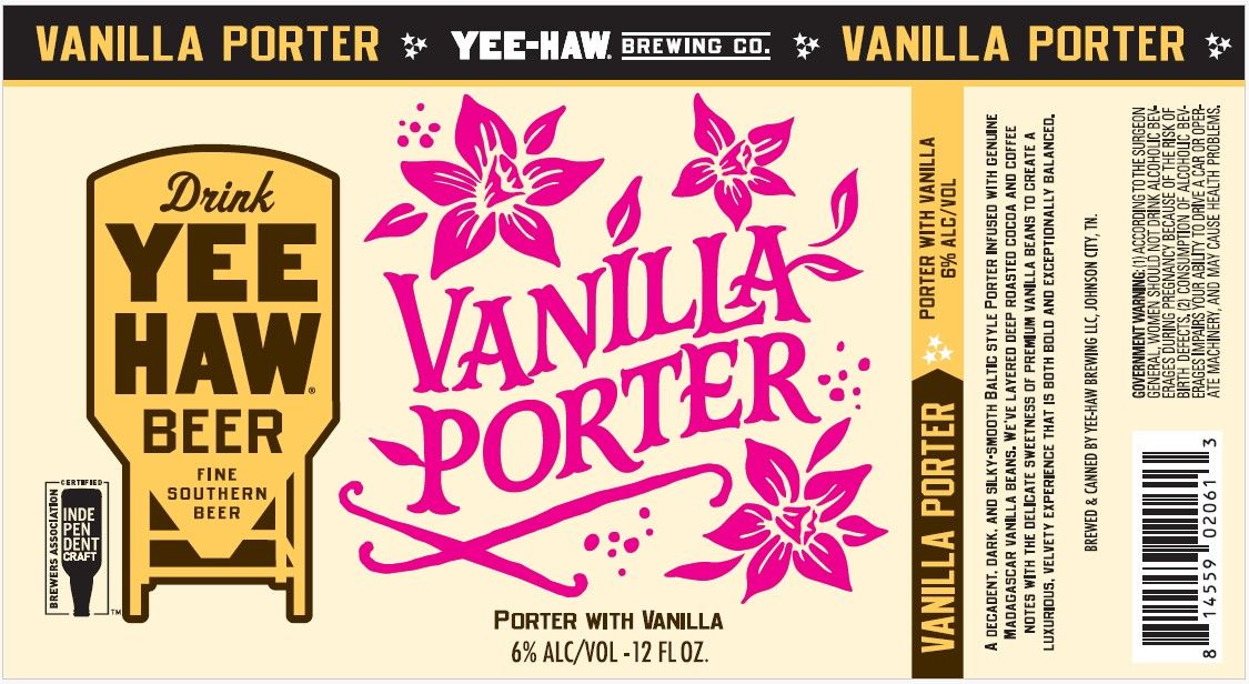 Vanilla Porter label