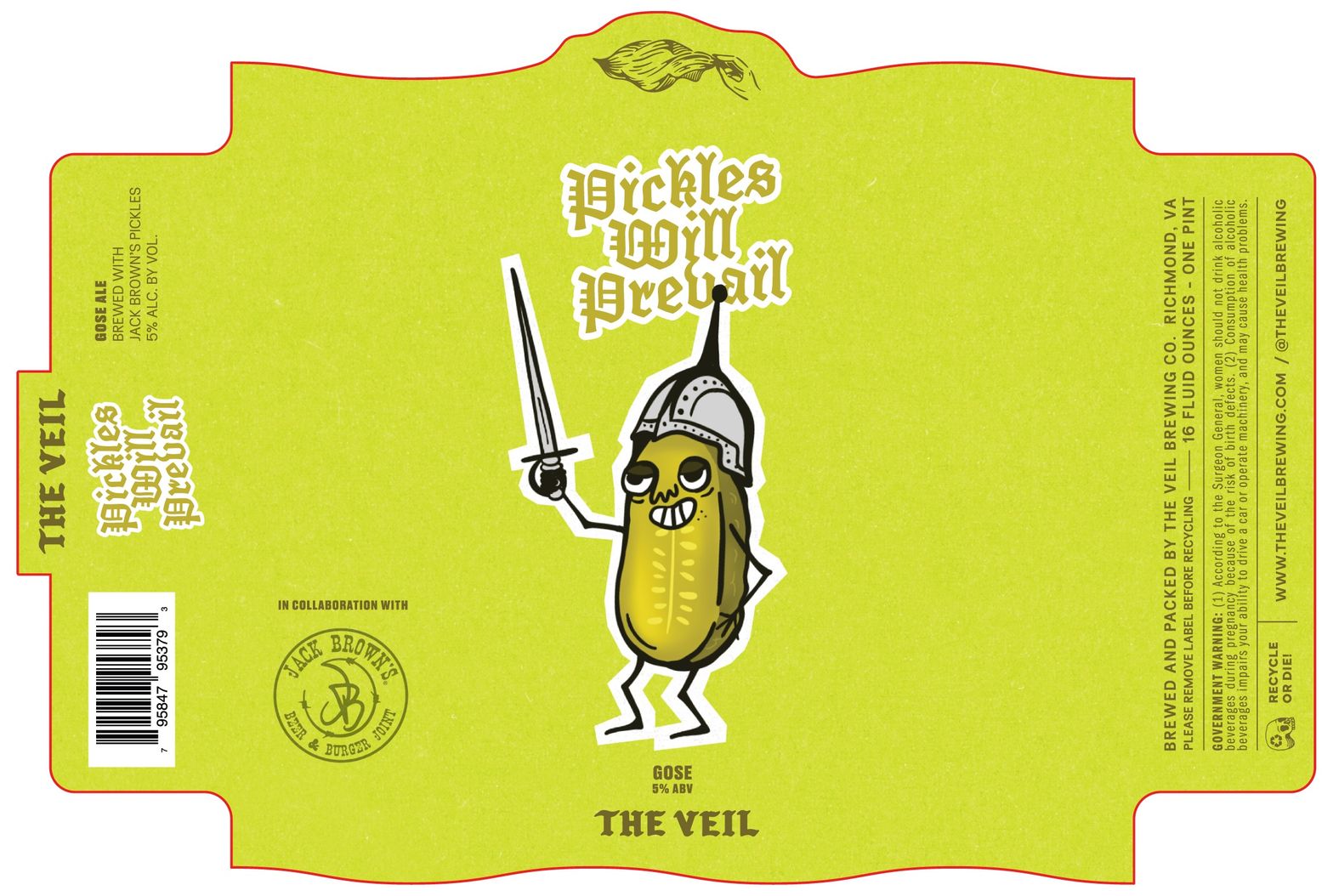 Pickles Will Prevail label