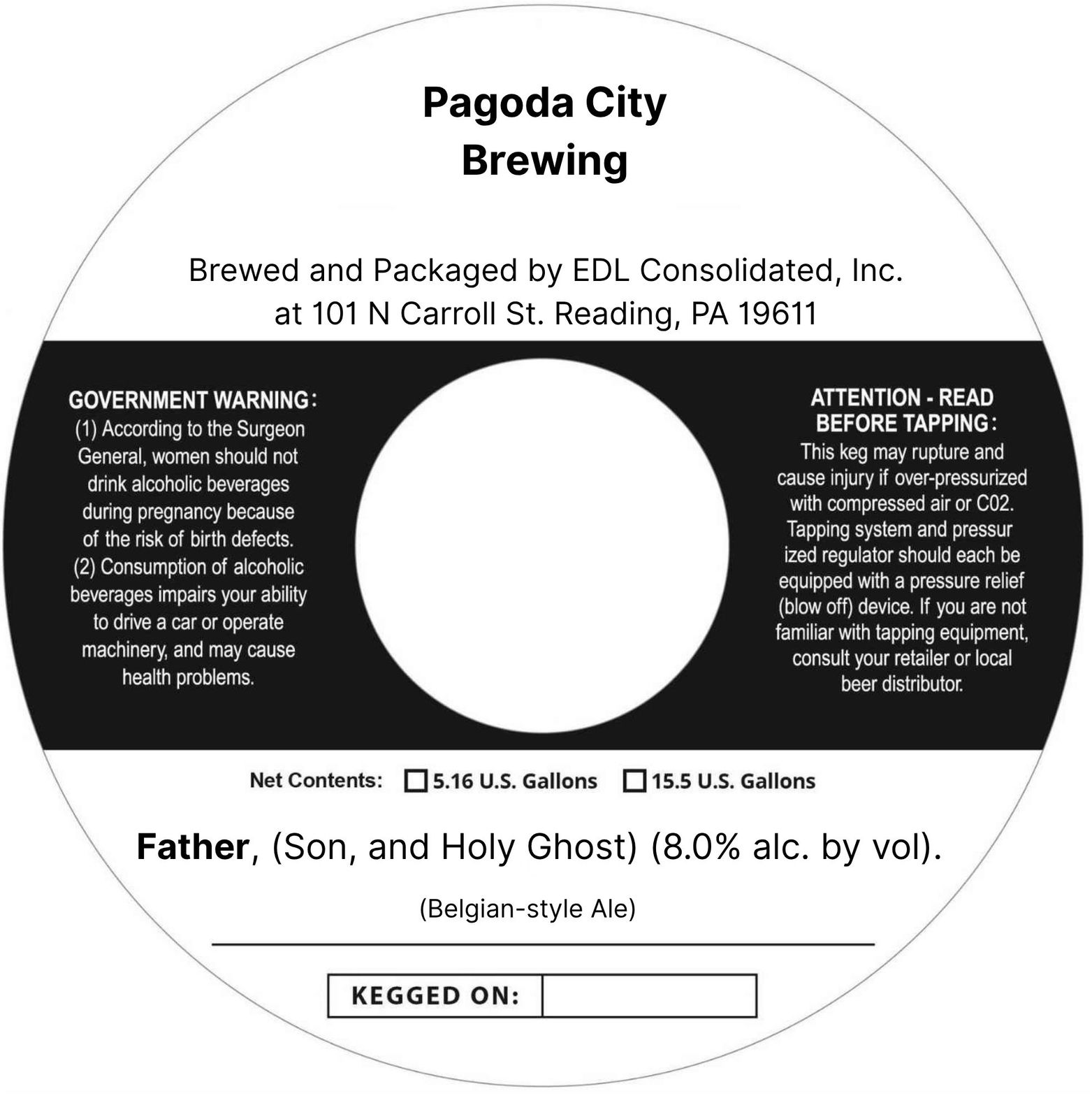 Father, (Son, and Holy Ghost) label