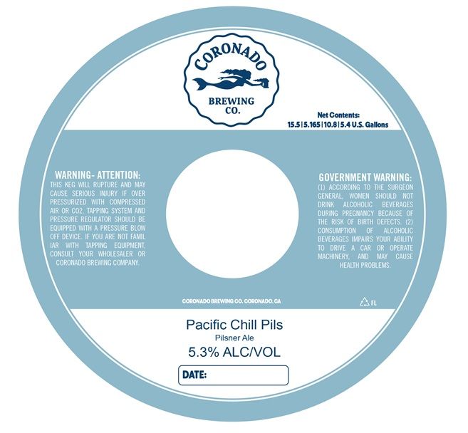 Pacific Chill Pils label