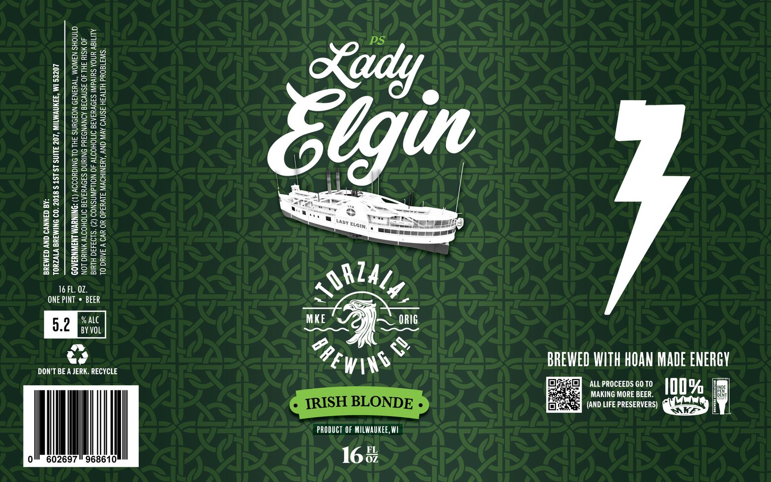 Lady Elgin label