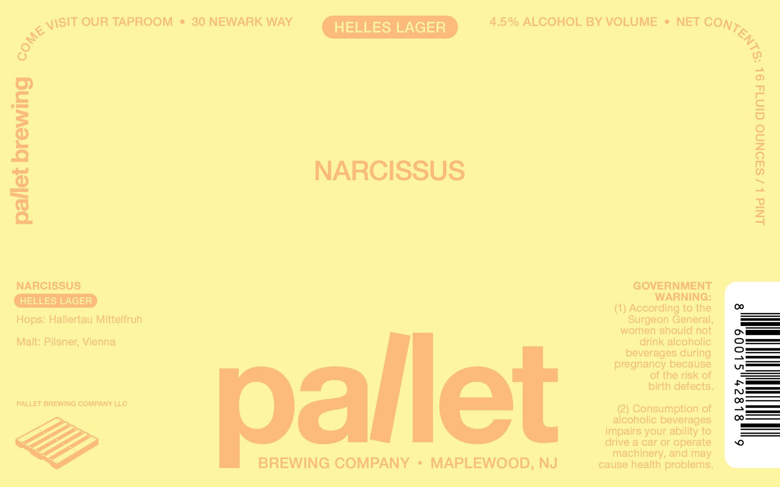 Narcissus label