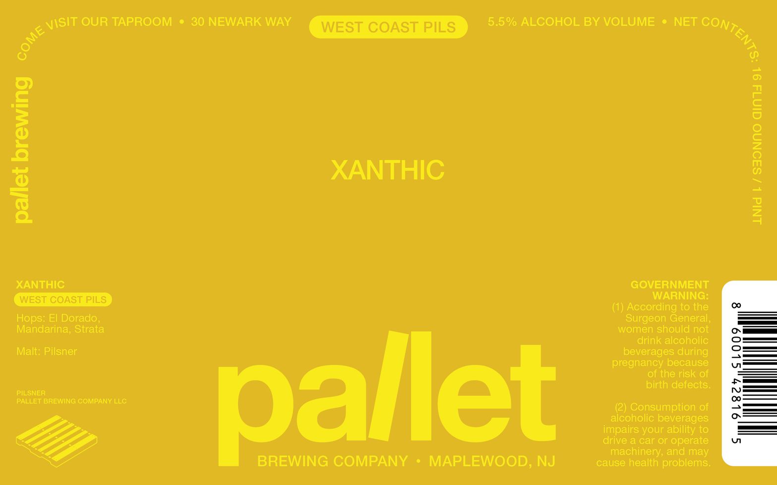 Xanthic label