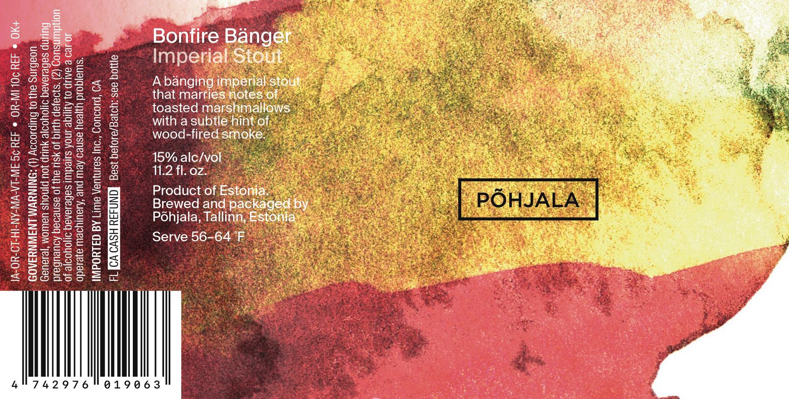 Bonfire Banger label