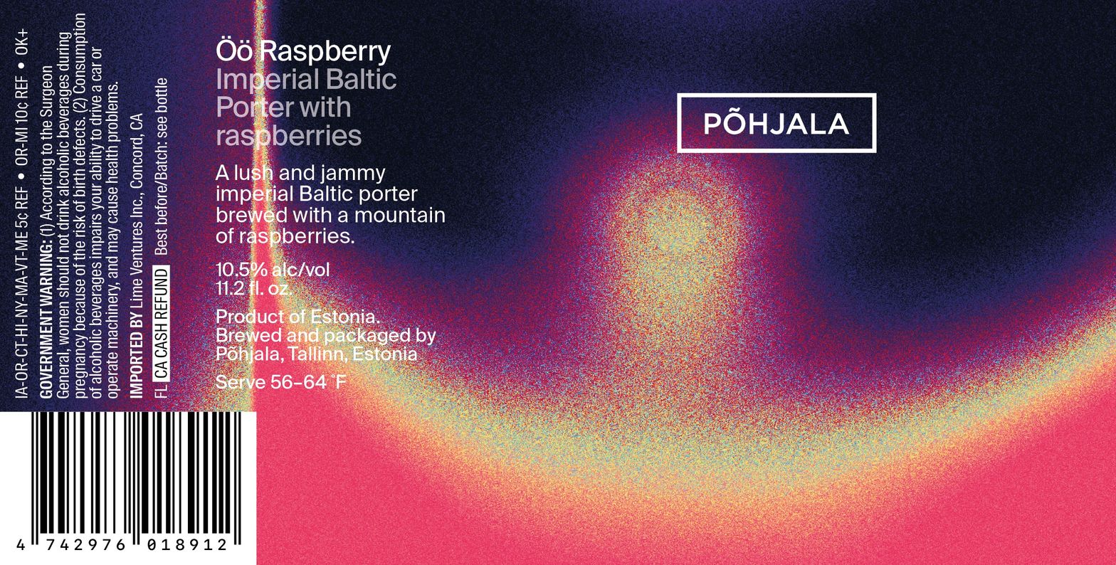Öö Raspberry label