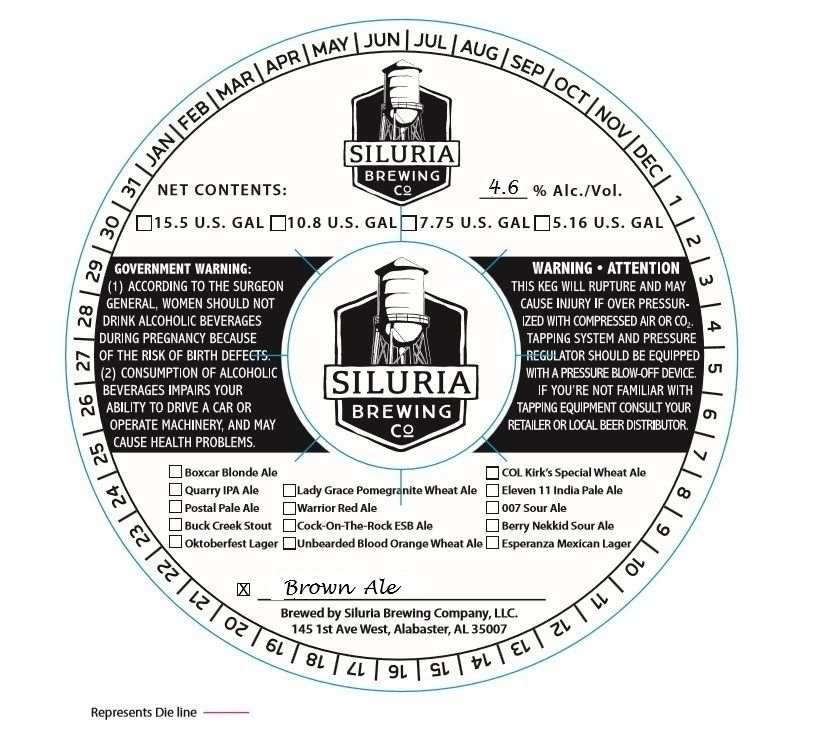 Brown Ale label