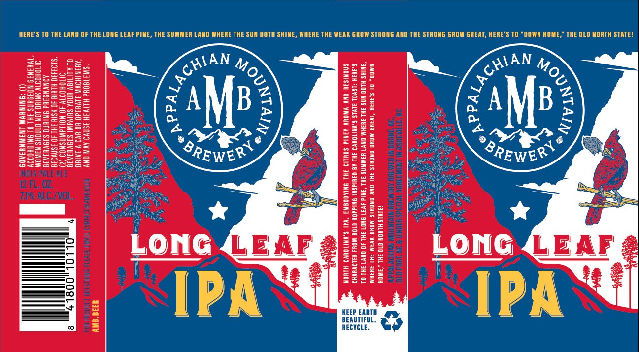 Long Leaf IPA label
