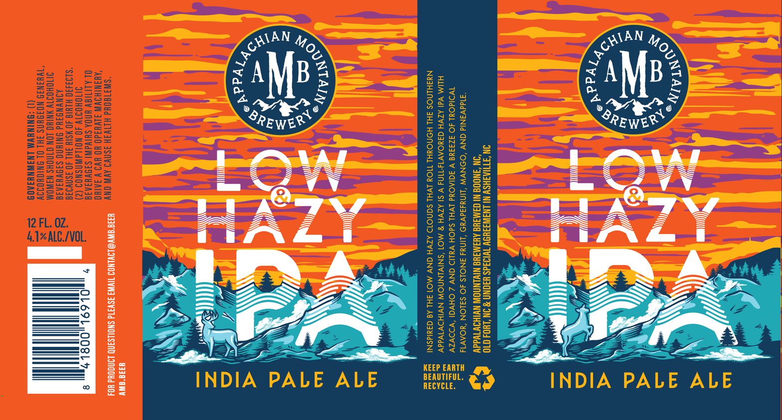 Low & Hazy IPA label
