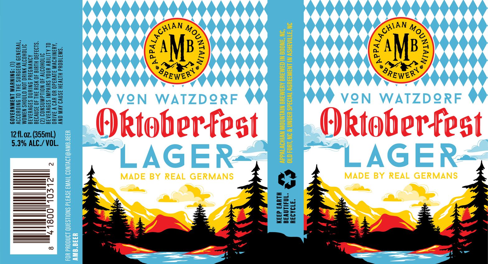 Von Watzdorf Oktoberfest Lager label