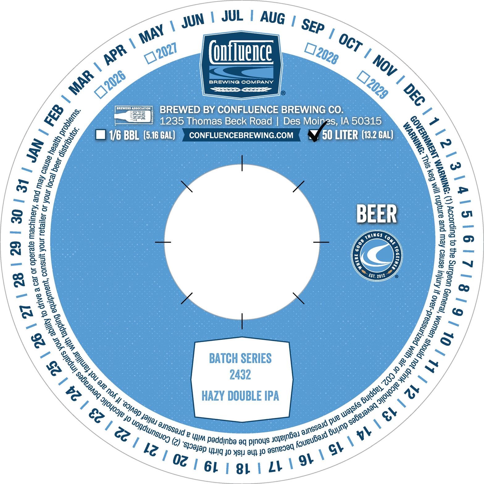 BATCH 2432 label