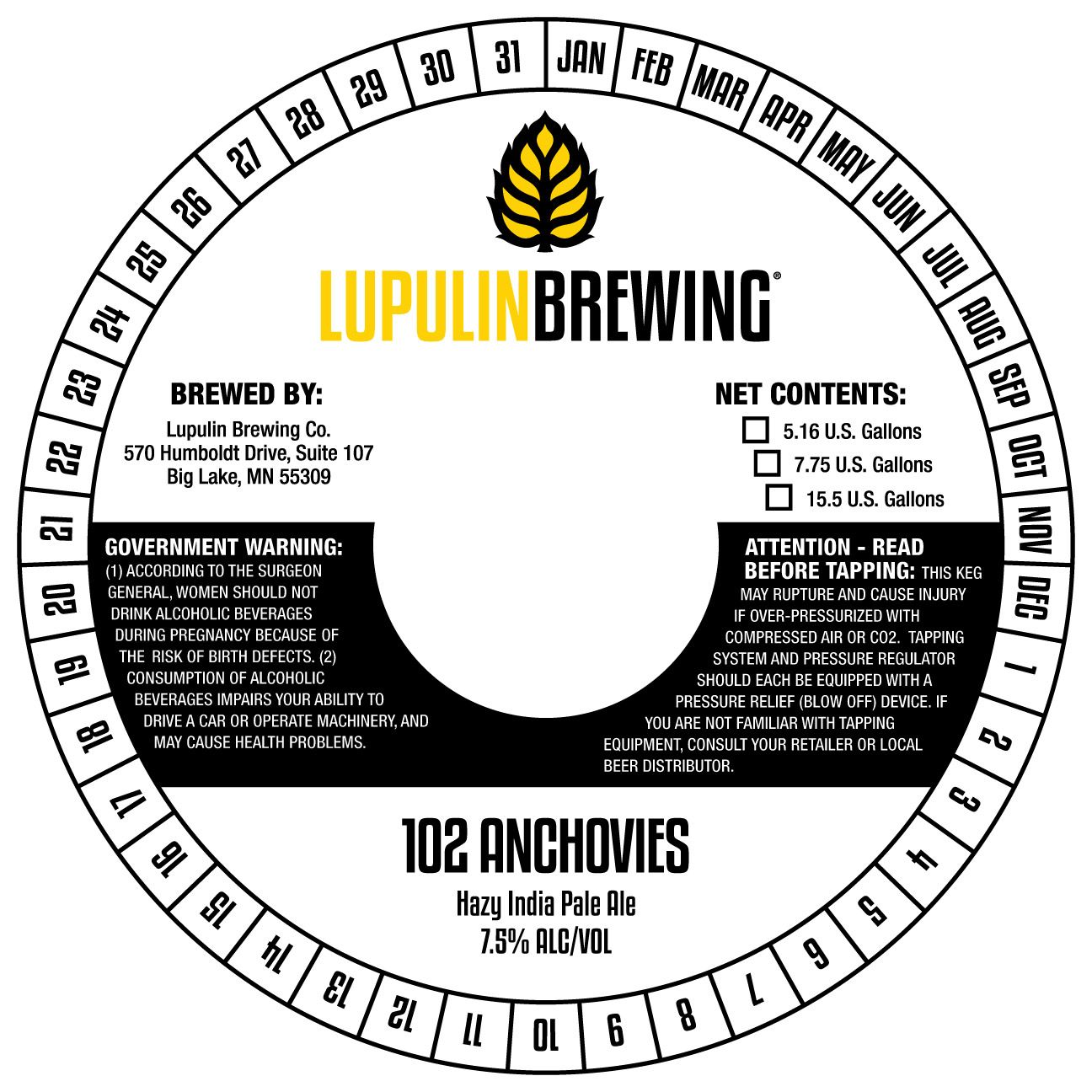 102 Anchovies label