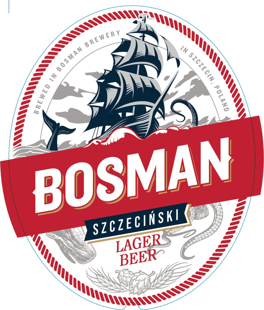 Bosman Szczeciński label