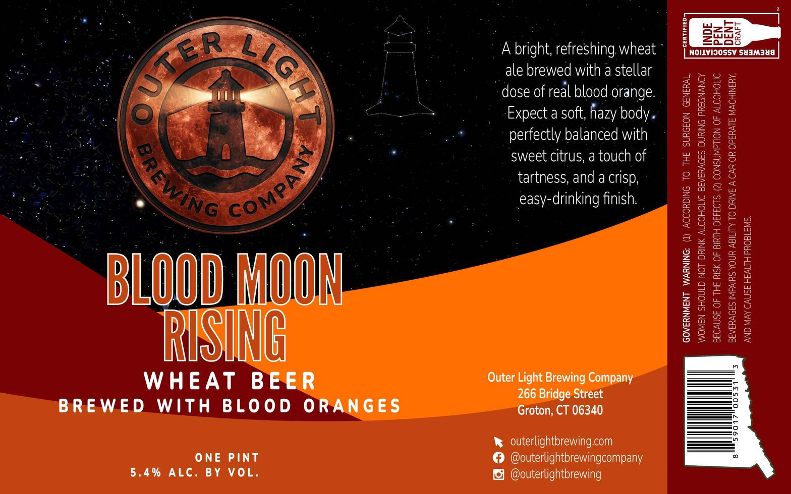Blood Moon Rising label