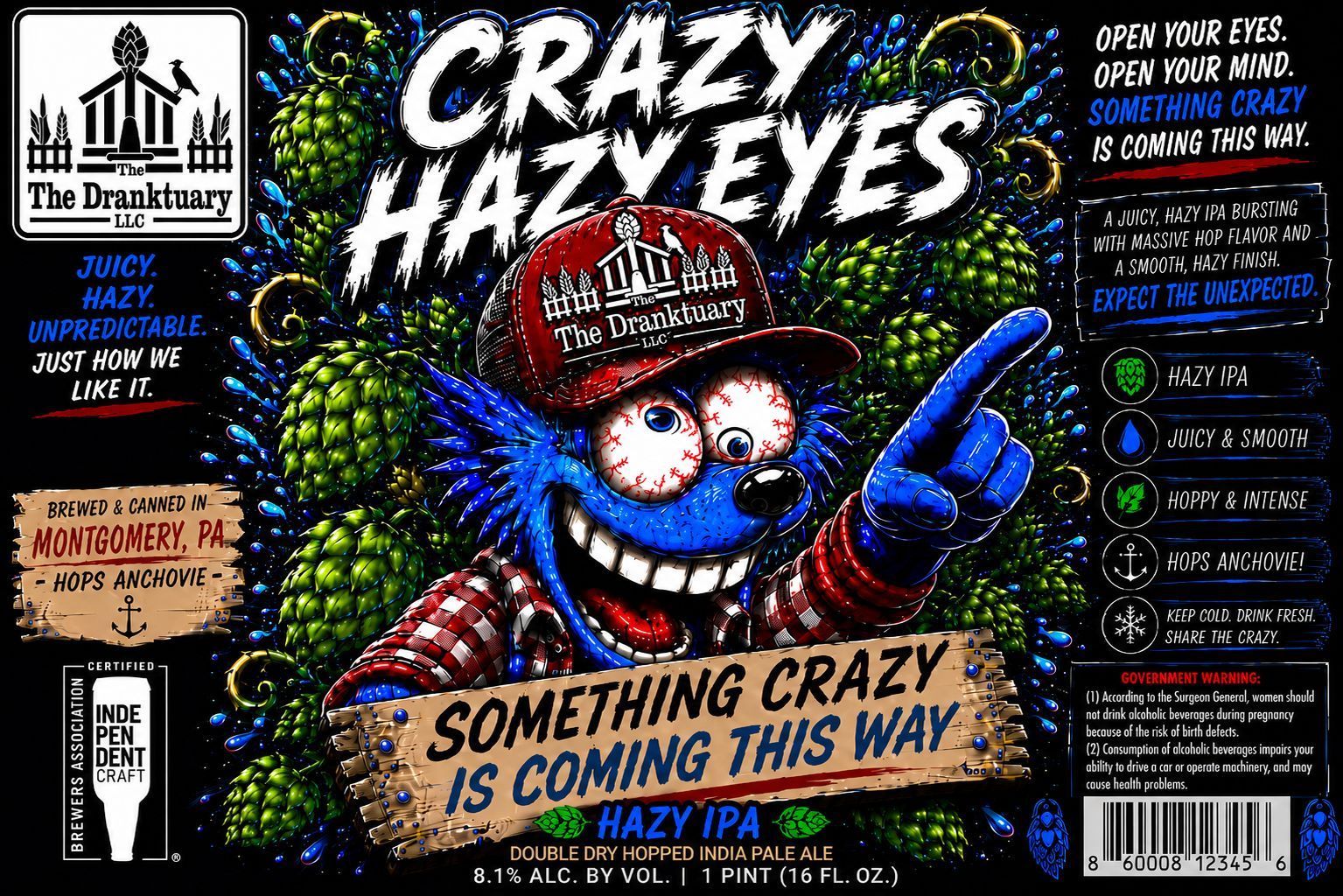 Crazy Hazy Eyes label