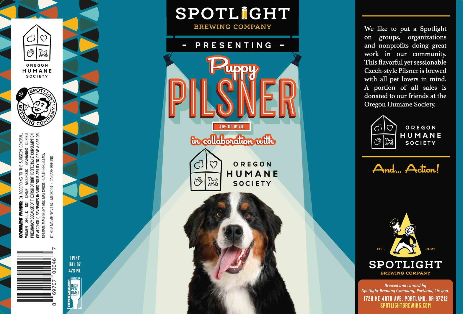 Puppy Pilsner label