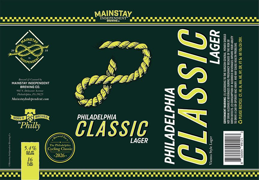 Philadelphia Classic Lager label