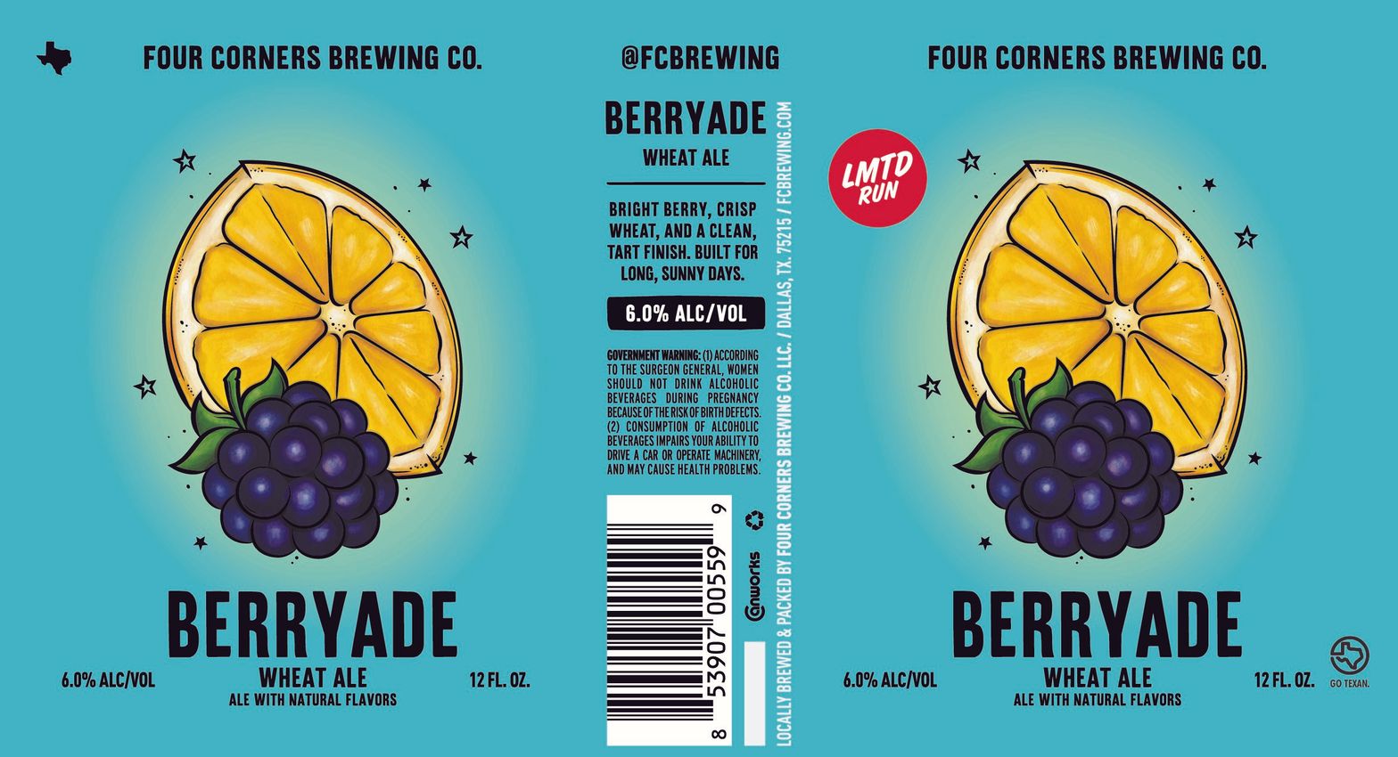 Berryade label