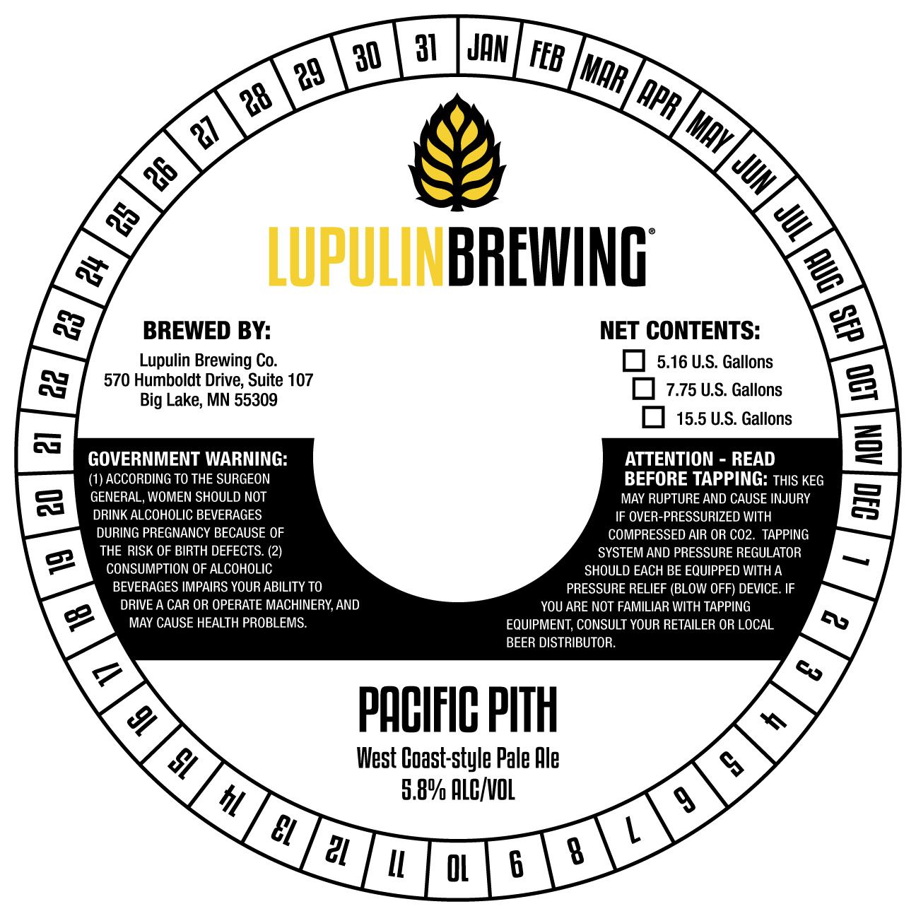 Pacific Pith label