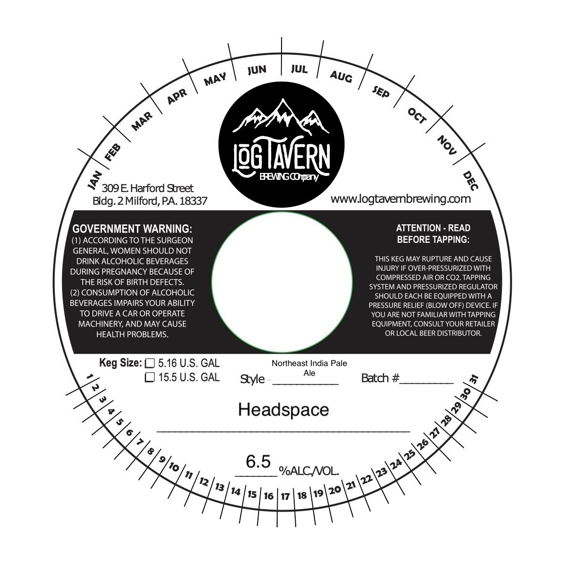 Headspace label