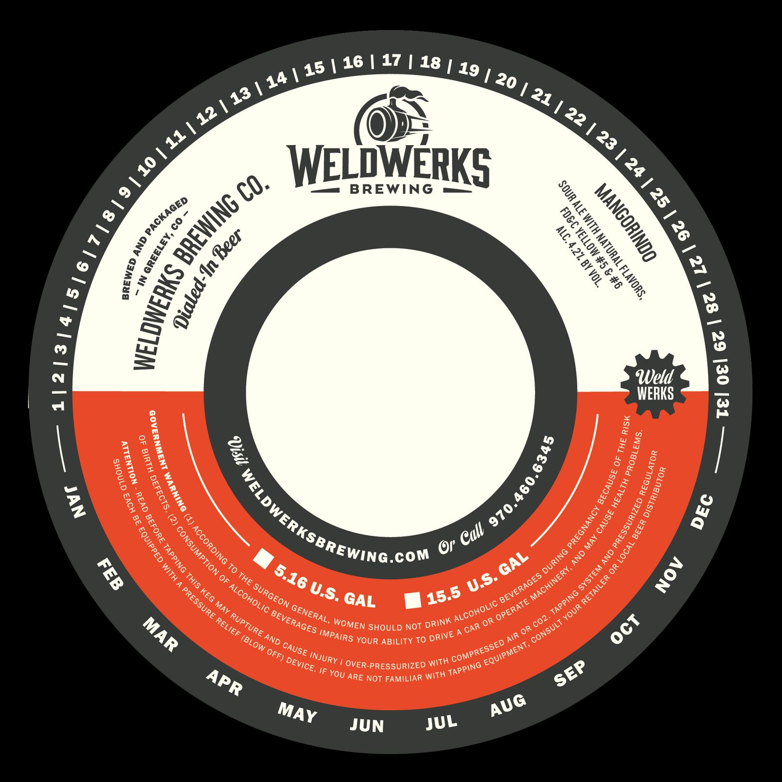 Mangorindo label