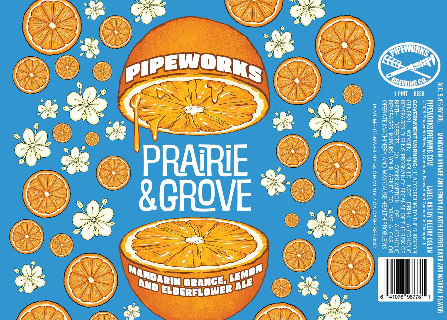 Prairie & Grove label