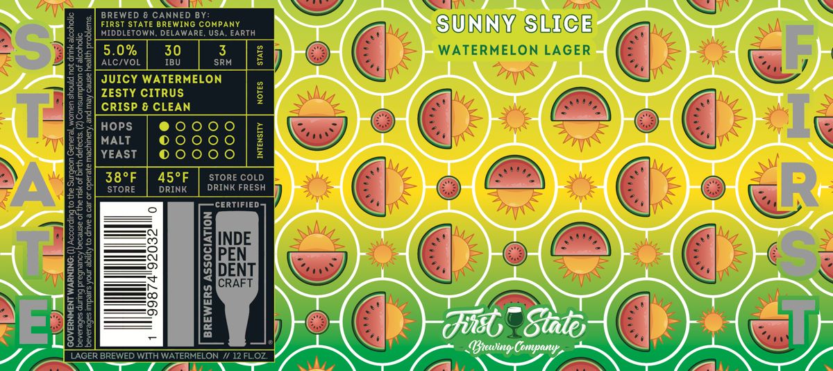Sunny Slice label